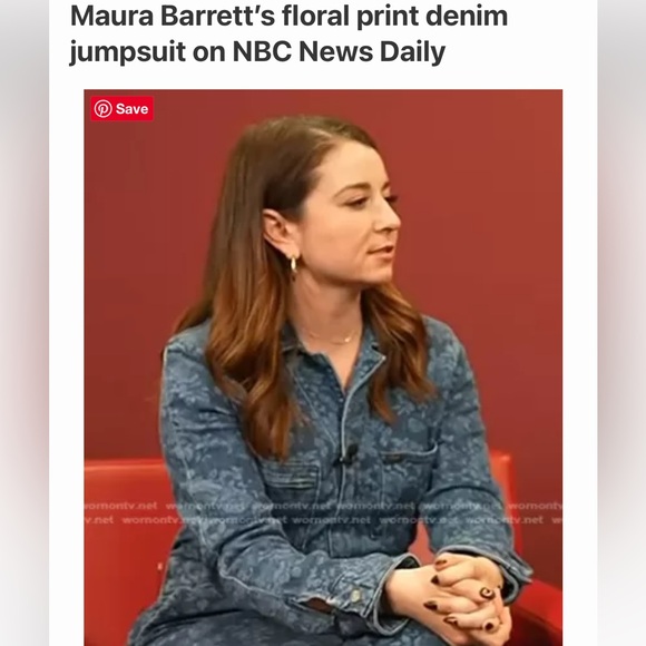 Free people denim jumpsuit boiler suit floral blue New XS overalls - Picture 16 of 16